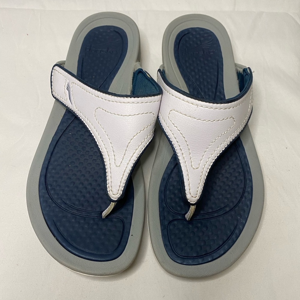 Dansko Katy 2 Thong Sandals White Size 39